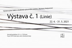 Výstava č. 1 (Linie) výtvarného ateliéru Markéty Nešporové 